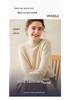 2024 Autumn/Winter Women's Plus Size Cashmere Sweater - Thick, Solid Color, Raglan Sleeve Knitwear Base Layer.