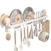Cup Suction Nodrill Hook Kitchen Wallmounted Storage Rack For Spatulas Spoons Knives