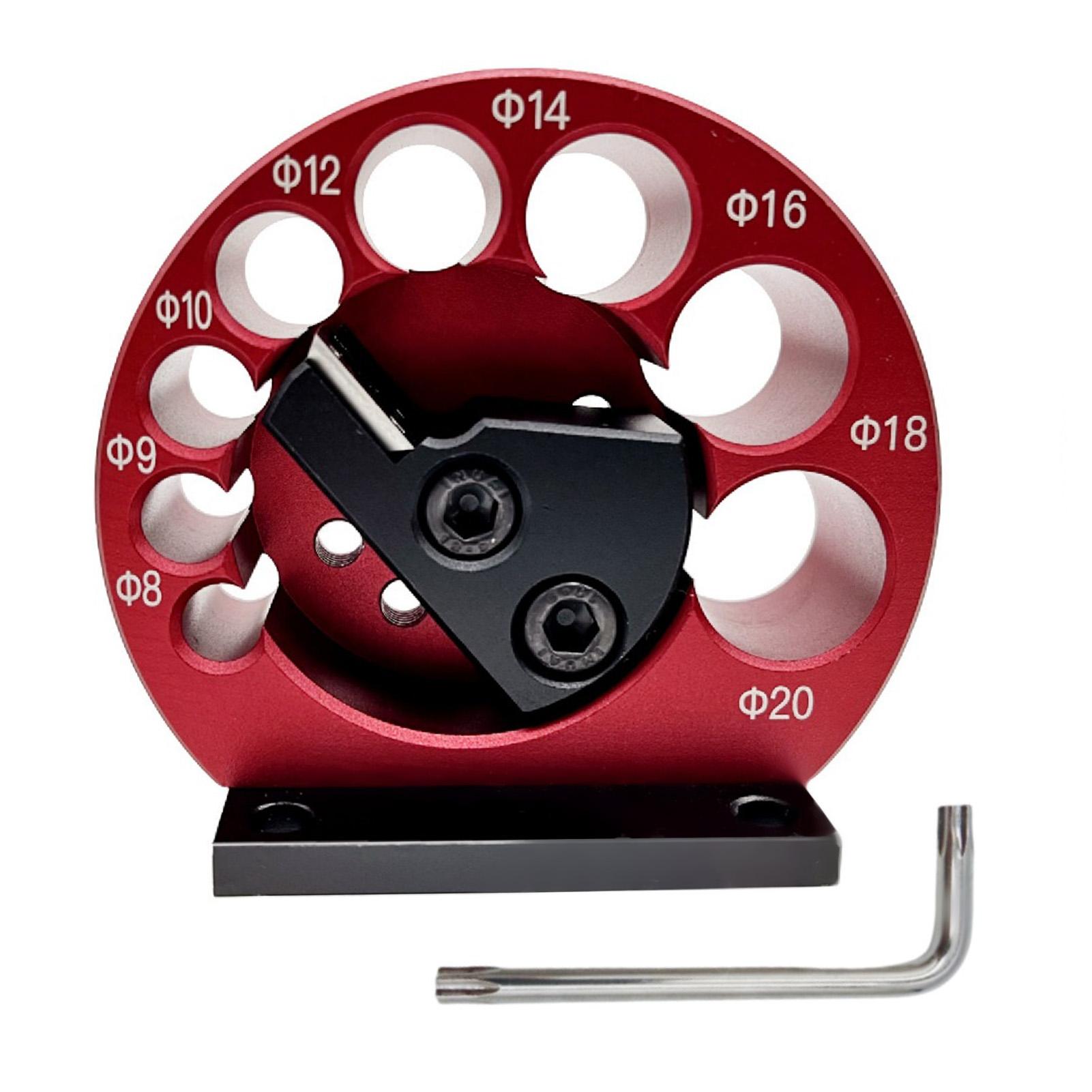 

Регулируемый сверлильный станок для фрезерования дюбелей, круглый стержень, вспомогательный инструмент, набор приспособлений для изготовления дюбелей с 8, 9, 10, 12, 14, 16, 18