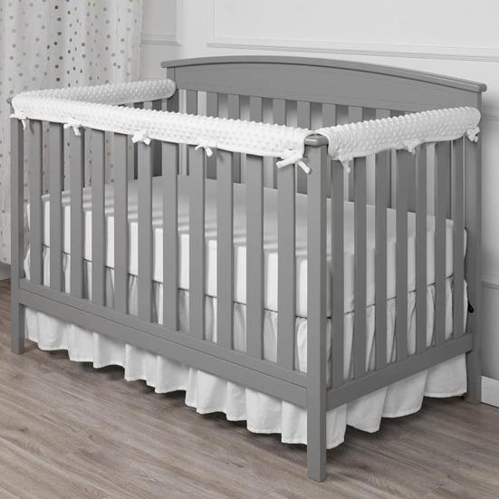 3 Pcs/Set Crib Bumpers Bite-resistant Soft Anti-Collision Guardrail Cover Corner Edge Protector