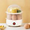 Cuociuova multifunzione elettrico a doppio strato, mini vaporiera, macchina per la cottura in camicia, per la colazione in cucina.