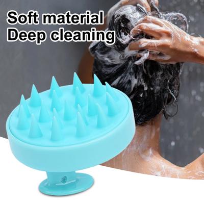 Spazzola per il cuoio capelluto, peli in silicone ergonomici a doppio uso per animali domestici, doccia, massaggiatore, massaggiatore, shampoo, spazzola per lavaggio