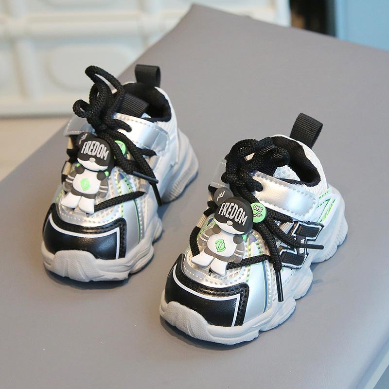 Children's sports shoes dad shoes autumn and winter new baby toddler shoes lightweight non-slip kindergarten shoes for men and women