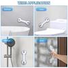 Bathroom Safety Grab Bar with Strong Suction Cup Shower Handle Anti-Slip Grip Support Handrail for Elderly Kids Pregnant Women Bath Assist