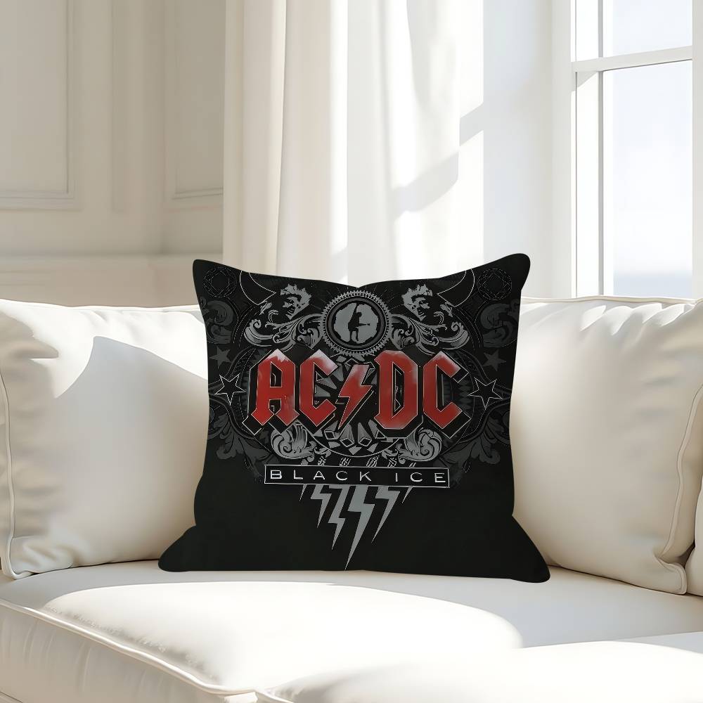 Rock Singer A-AC D-DC Band Pillowcase Toon Gift Cushion Cover Bedroom Home Sofa Chair Seat Decor Pillow Case