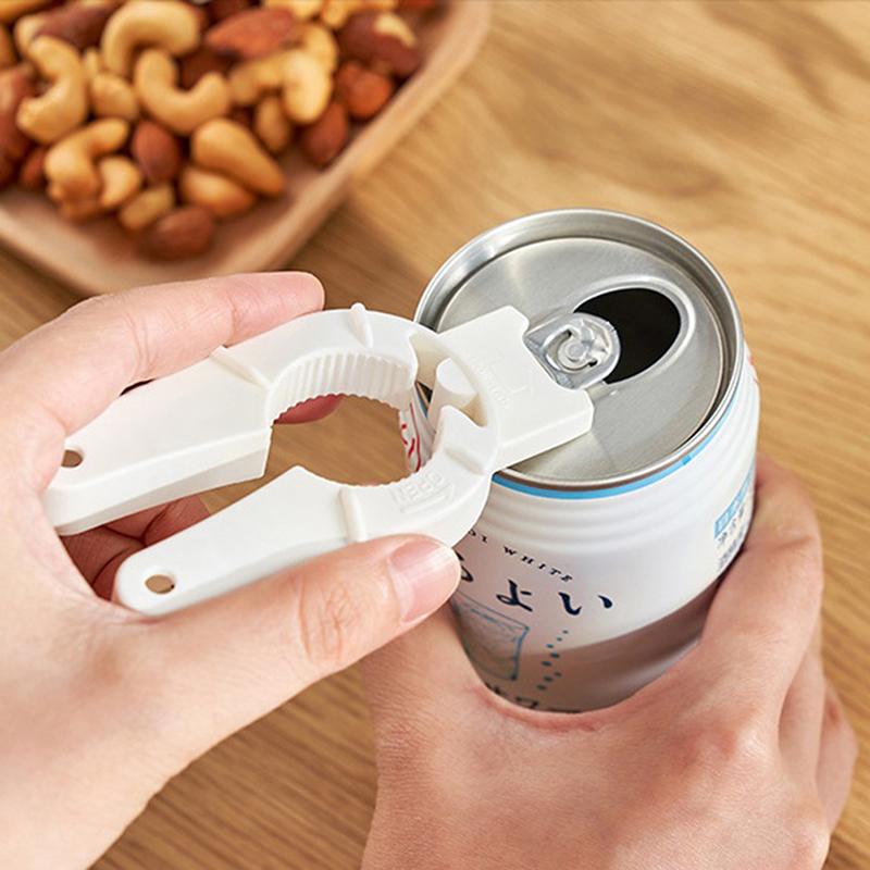 1Pc Bottle Opener Easy Grip Can Opener Multifunctional Plastic Manual Non-Slip Canned Drink Creative Kitchen Gadgets Twist Off Lid
