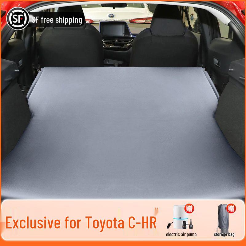 Toyota CHR Inflatable Trunk Mattress – Rear Seat Car Bed for Travel & Self-Driving.