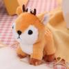 Key Ring Pendant Stuffed Deer Keychain Fawn Keychain Fluffy Elk Doll  Christmas Gifts