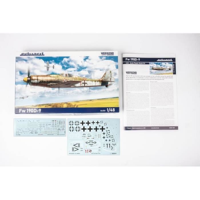 Maquette Avion - EDUARD - Fw 190d-9 - Weekend Edition - 1:48 - Plastique