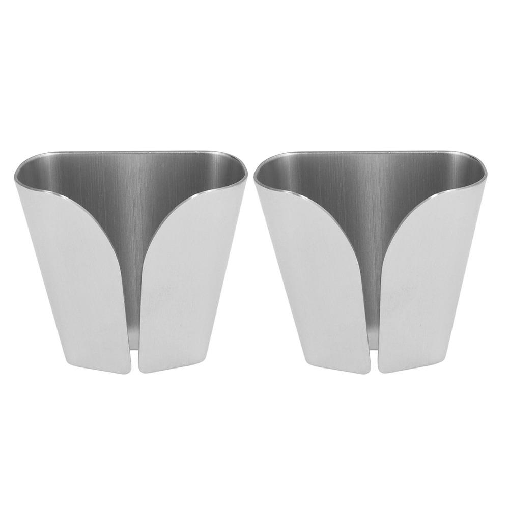 2 PCS Silver Towel Hook Brushed Finish Towel Holder Durable Towel Hook Hanger  Over the Door