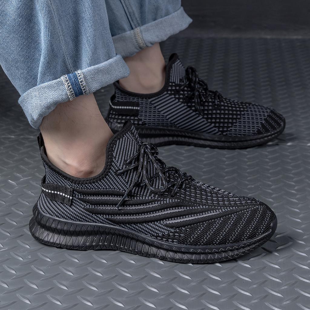 Mesh Men Casual Shoes Summer Breathable Sneakers  Lightweight Walking Footwear Male Running Sport Shoes
