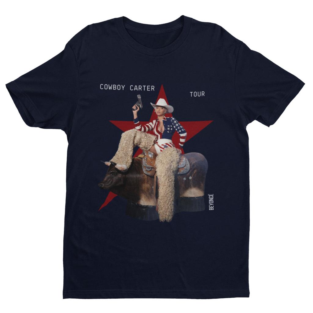 Beyoncé COWBOY CARTER Print T-Shirt Men Oversized Tee Cotton Streetwear Loose High Quality Short Sleeve Tops Tee Female Male Clothing
