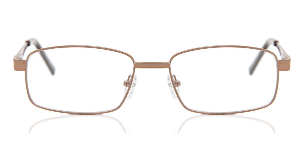 Full Rim Square Brown Smartbuy Collection Lola 639c Fashion Unisex Eyeglasses