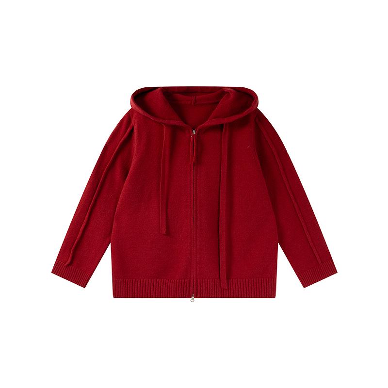 

Shuangtian Women s Plus Size Double Zipper Hooded Sweater Coat, Winter 2025 Design 2XL