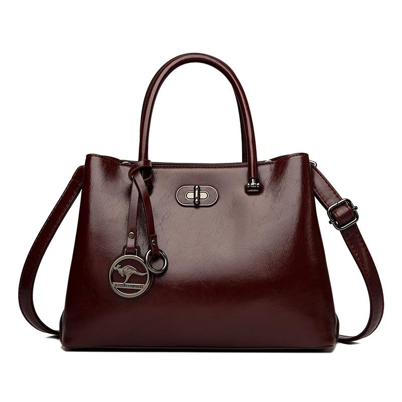 

Модная и повседневная сумка, вместительная, универсальная, через плечо, женская сумка на одно плечо светло-коричневого