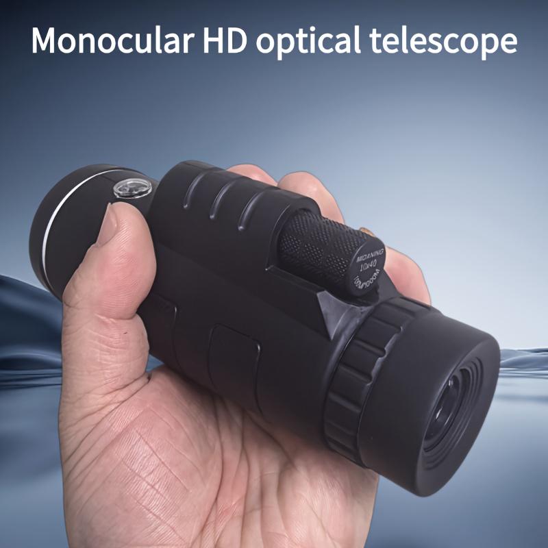 1pc High Power 10X40 HD Monocular Telescope with Manual Focus - 10X Magnification & 40mm Objective Lens - Compact, Lightweight Fast Focus Adjustment