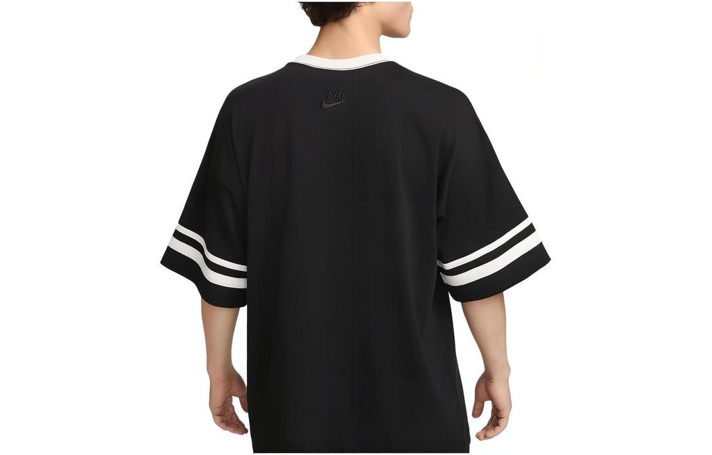 Nike T Shirts Men's Black Crew Neck Thin HF4602-010