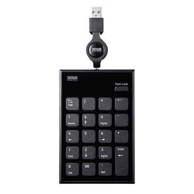 Sanwa Supply Winding USB Numeric Keypad NT-21UBK