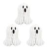 Halloween Ghost Hanging Decoration White Paper Ghost Honeycomb Centerpieces for Indoor Outdoor Halloween Party Decor