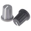 5 Stück Gummi Halbachsenknopf Potentiometer Encoderknopf 270 Grad D-förmig