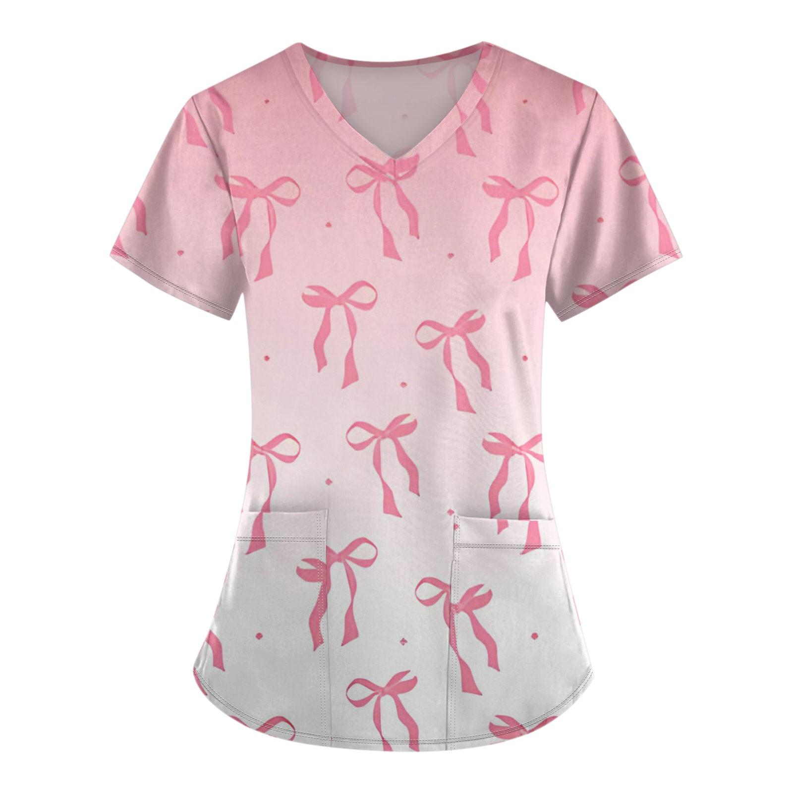 

Женский модный комбинезон с короткими рукавами и принтом в виде банта и карманами XL арбуз красный