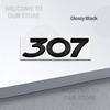 Car Decor Metal For p333 206 207 208 407 107 508 106 301 307 308 405 408 Emblem 3D Sticker Accessories Tail Rear Trunk Decals 333p