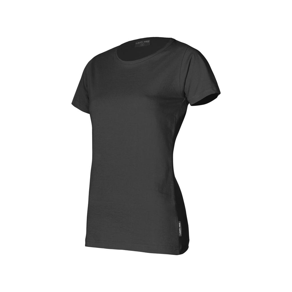 Women' T-Shirt, 180G/M2, Black, "2Xl", Ce, Lahti