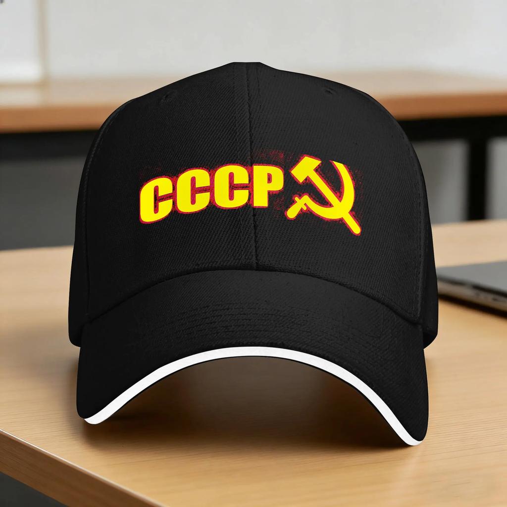 CCCP Logo Baseball Cap Outdoor Sport High Quality Trucker Hat Women Unisex Casual Design Baseball Caps