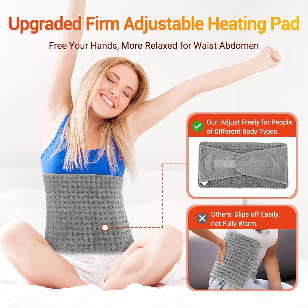 Soft Plush Waist Warmers EU US UK Plug Waist Heated Belt Electric Heating Pad  Warming Products