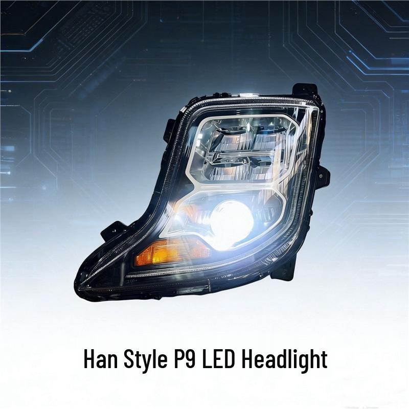 Compatible Hanfeng Headlight Assembly for XCMG P5, P7, P9 Models Left LED High Config
