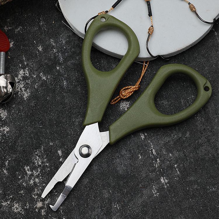 

3CR13 Мини-рыболовные ножницы из нержавеющей стали с удобной ручкой из полипропилена, резак для лески, ручные инструменты для контроля за рыбой