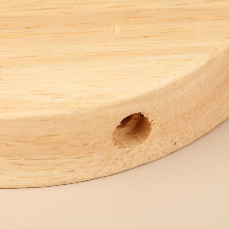 10/12Cm Holz Lampenfuß Modern Deckenplatte Holz Deckenhalter Pendelleuchte Fassung Kronleuchter Basis DIY Beleuchtungszubehör