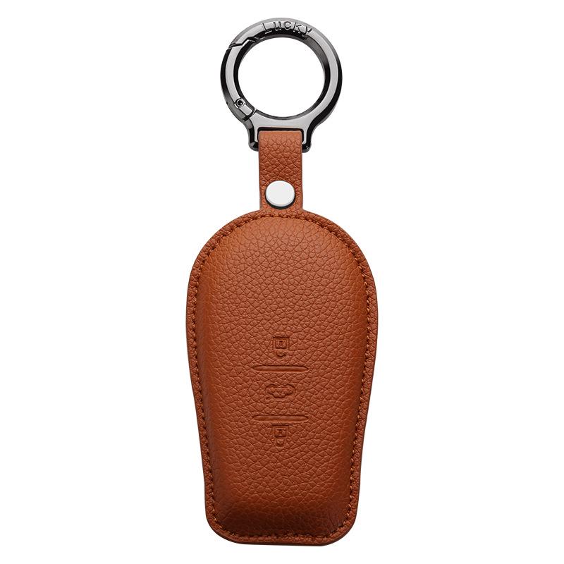 2025 Nissan N7 Key Case: Full Coverage PU Shell with High-End Buckle, Fashionable Design for Men and Women