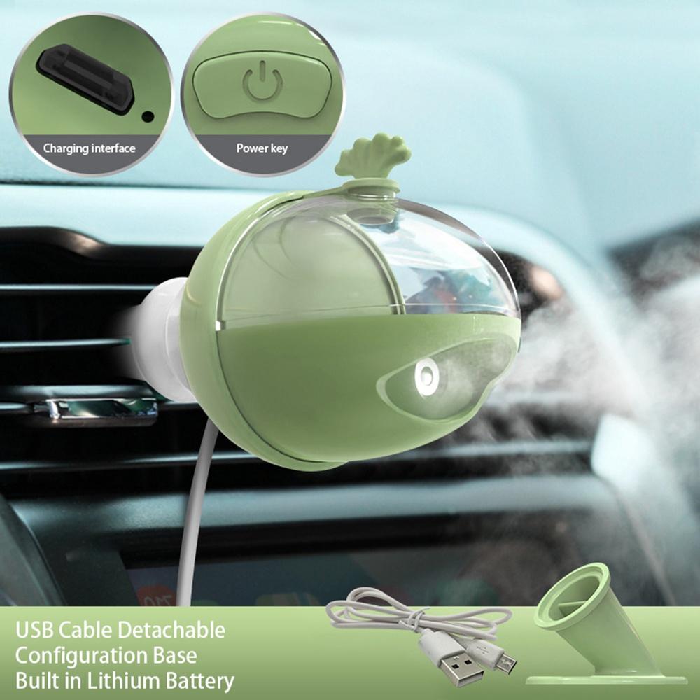 Usb mini umidificador de ar aroma do carro aromaterapia difusor de óleo essencial casa usb fogger névoa maker acessórios do carro