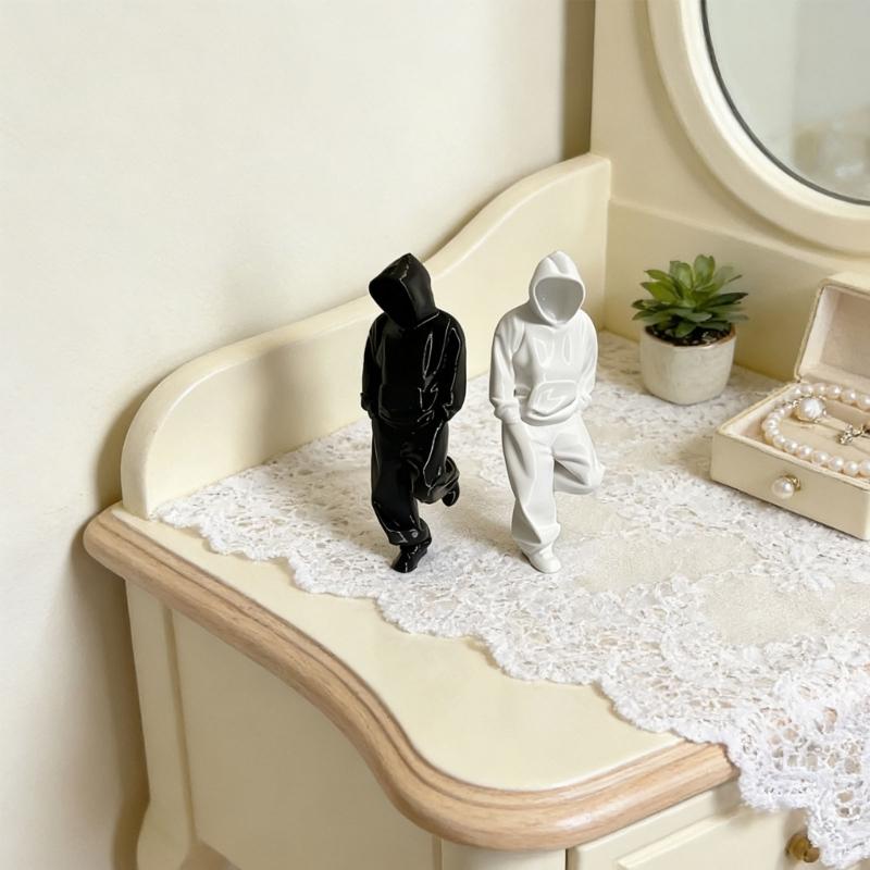 Denker Statuen Skulpturen Bücherregal Dekorationen Plastik Denker Statue Ornament, Einweihungsgeschenk Dekorationsartikel Geschenk