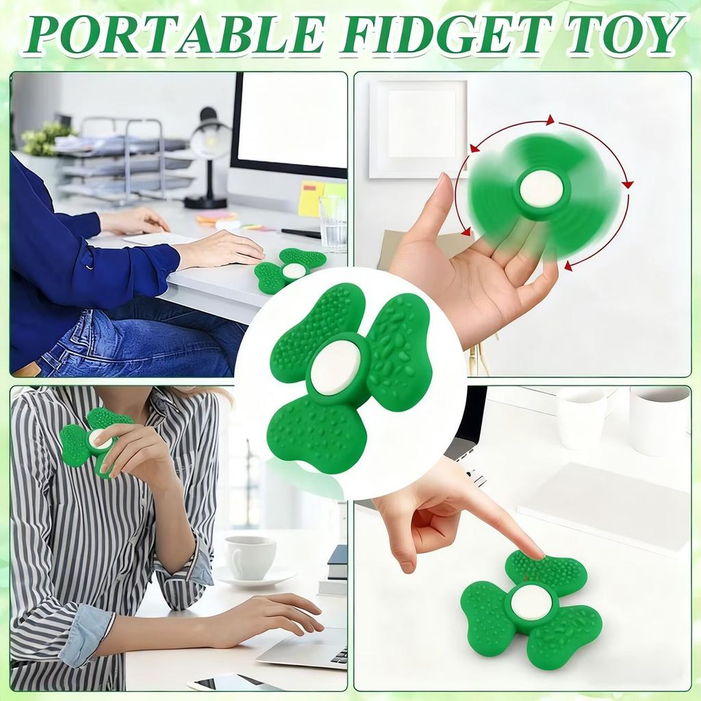 Sensory Spinner Gyroscope With Textured Grip, Office Anxiety Relief Desktop Toy, Portable Stress Reliever