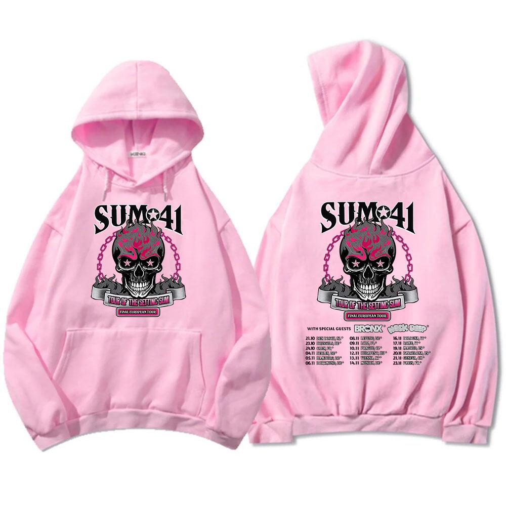 Hip Hop Streetwear Unisex The Final Tour Sum41 Hoodies Graphic Clothes Sudaderas Con Capucha Heavy Mental Style