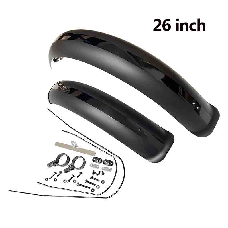 Bike Fenders Fat Tire Mud Guards Fender Set 26/20 x4.0 Mudguards For BMX Folding Snow E-Bike Bicycle MTB Cycling Accessories 26 inch