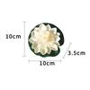 1PC Artificial Floating Water Lily - Colorful EVA Simulation Lotus Leaf Flower Pond Plant, for Gardens Fish Tank Aquarium Decor