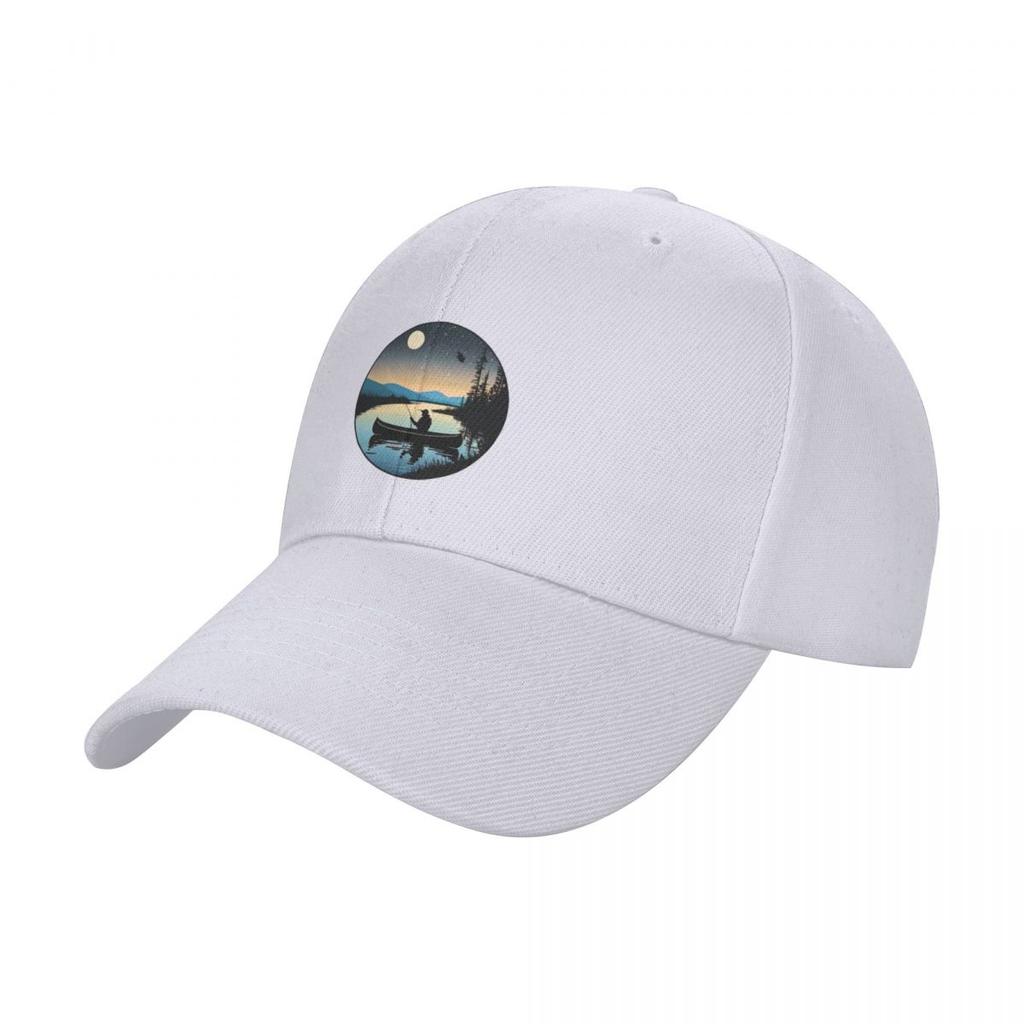 Tranquil Lake Fishing Baseball Cap Fishing Hat Brand Man Cap Girl Men's
