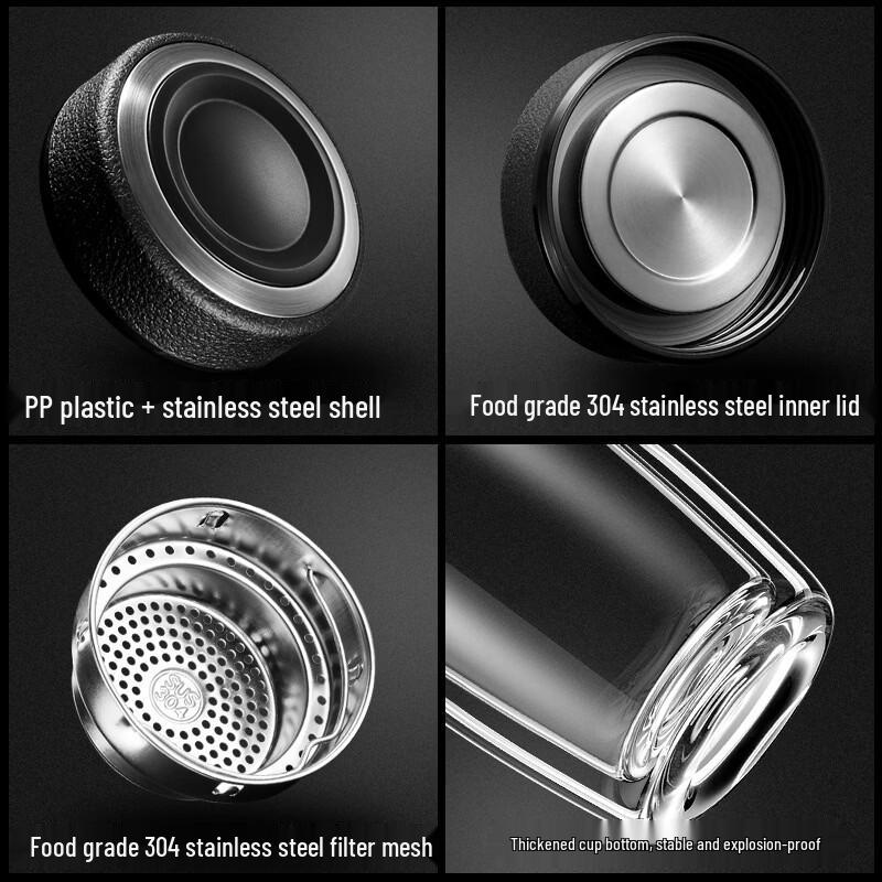 Shixun Smart Högborosilikatglasmugg