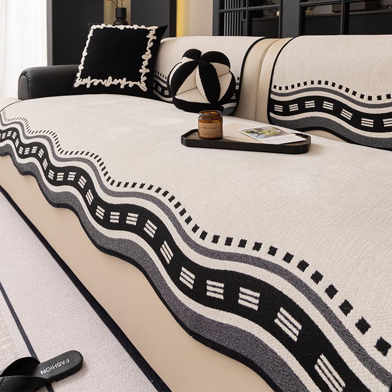 

Chenier Special-Shaped Sofa Cushion, Universal Non-Slip Seat Cushion For All Seasons, New Medieval Straight-Row Sofa Cover 70*70cm