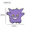 Anime Pokemon Badge Pack Jewelry Gengar Pikachu Enamel Pins Backpack Accessories Cute Brooches for Kids Christmas Gifts