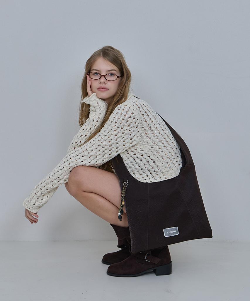 Kimimi Hunk Shoulder Bag Chocolate Brown