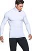 Tesla Long Sleeve Undershirt with Mask UV Compression Sports Turtleneck Base Layer Underwear for and Fitness Men's [Stretchable, Protection,