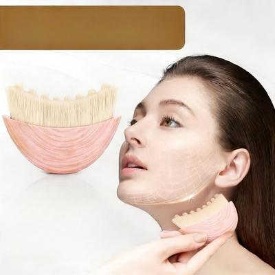 1Pc - Sensitive Muscle Lymphatic Facial Massage Brush - Contour Facial Scraping Eye Neck Makeup Brush