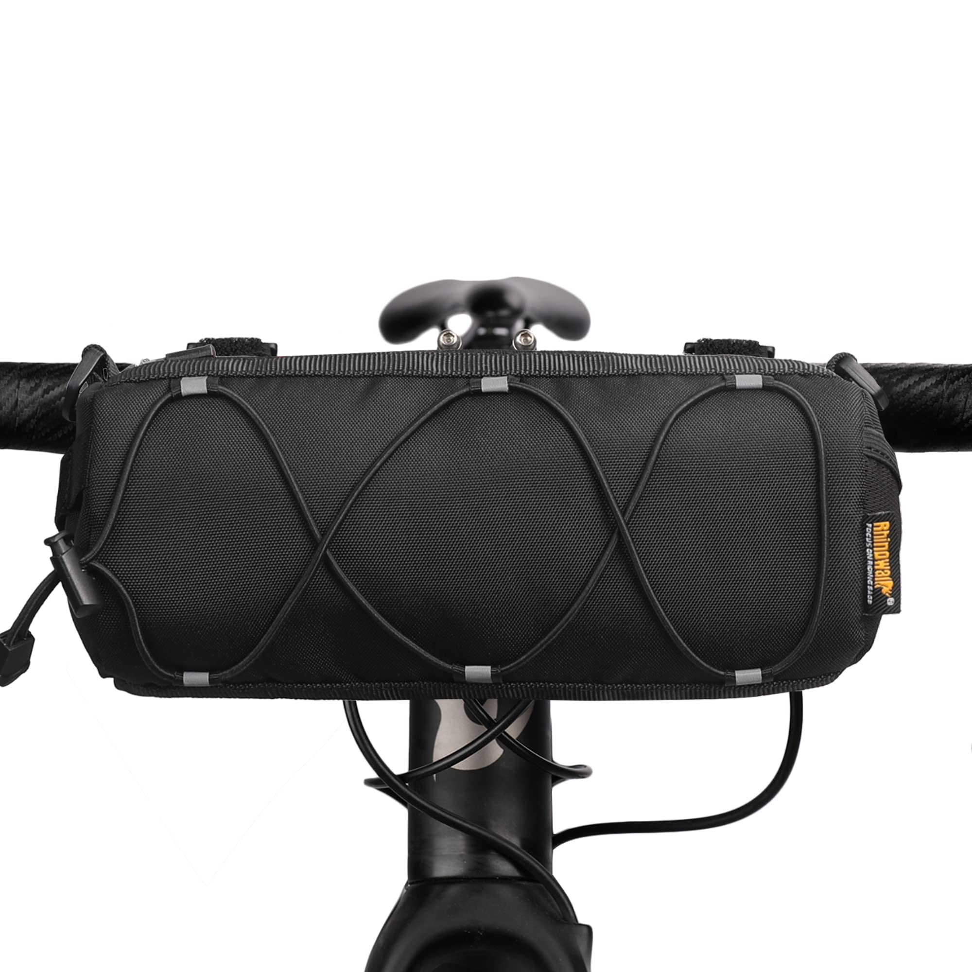 

Rhinowalk Handlebar Bag, Bicycle Front Bag, Lightweight, 2.4L Capacity, Frame Bag, Mountain Bike, Road Bike, Bicycle Storage Bag with Shoulder Strap,