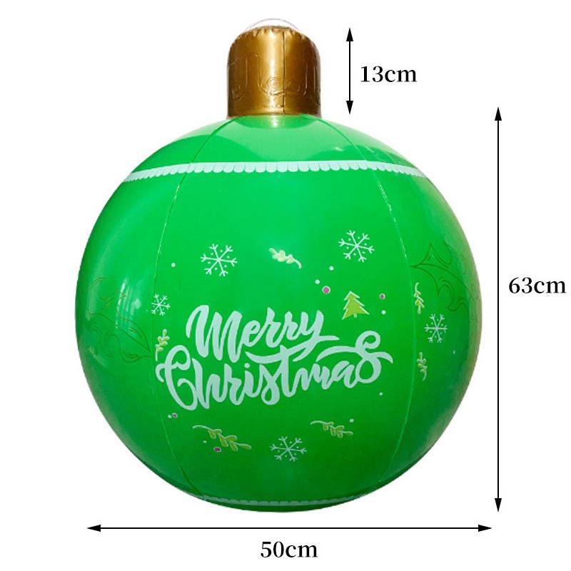 Aufblasbare Weihnachtsbaumkugel für festliche Dekoration