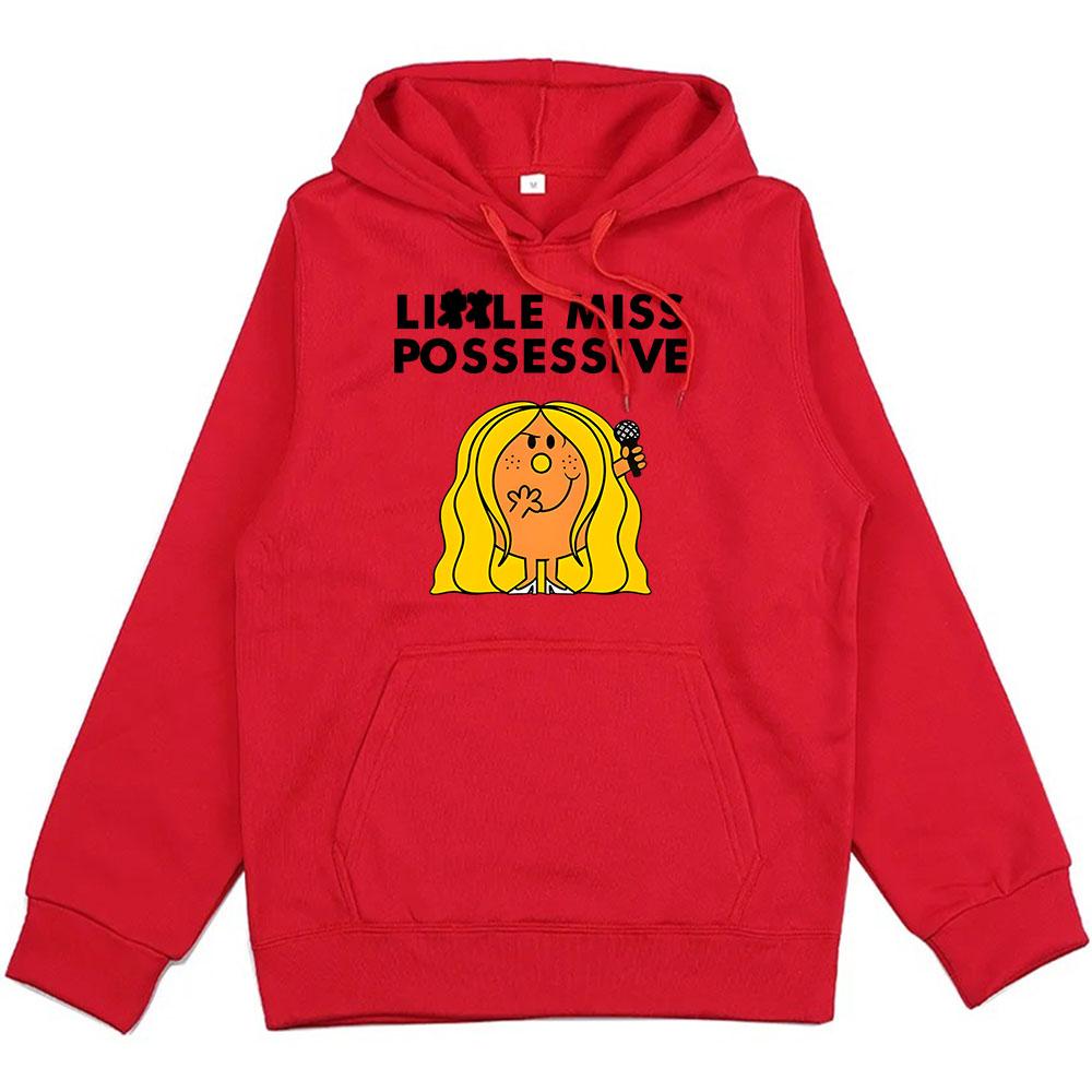 Tate McRae MISS POSSESSIVE Hoodies Cartoon Funny Graphic Printing Sweatshirts Long Sleeve Hooded Pullovers Men Women Clothing