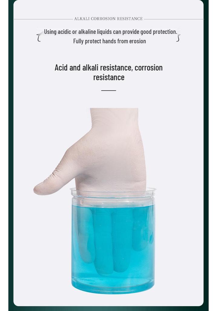 Durable Thickened Disposable Nitrile Gloves for Food Grade, Kitchen, Baking, Hygiene, Industrial, and Labor Protection